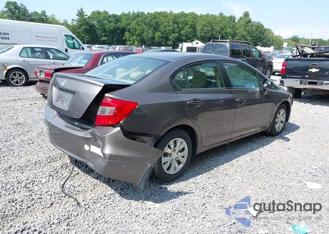 2012 Honda Civic Lx from USA, damaged, VIN 19XFB2F53CE049952